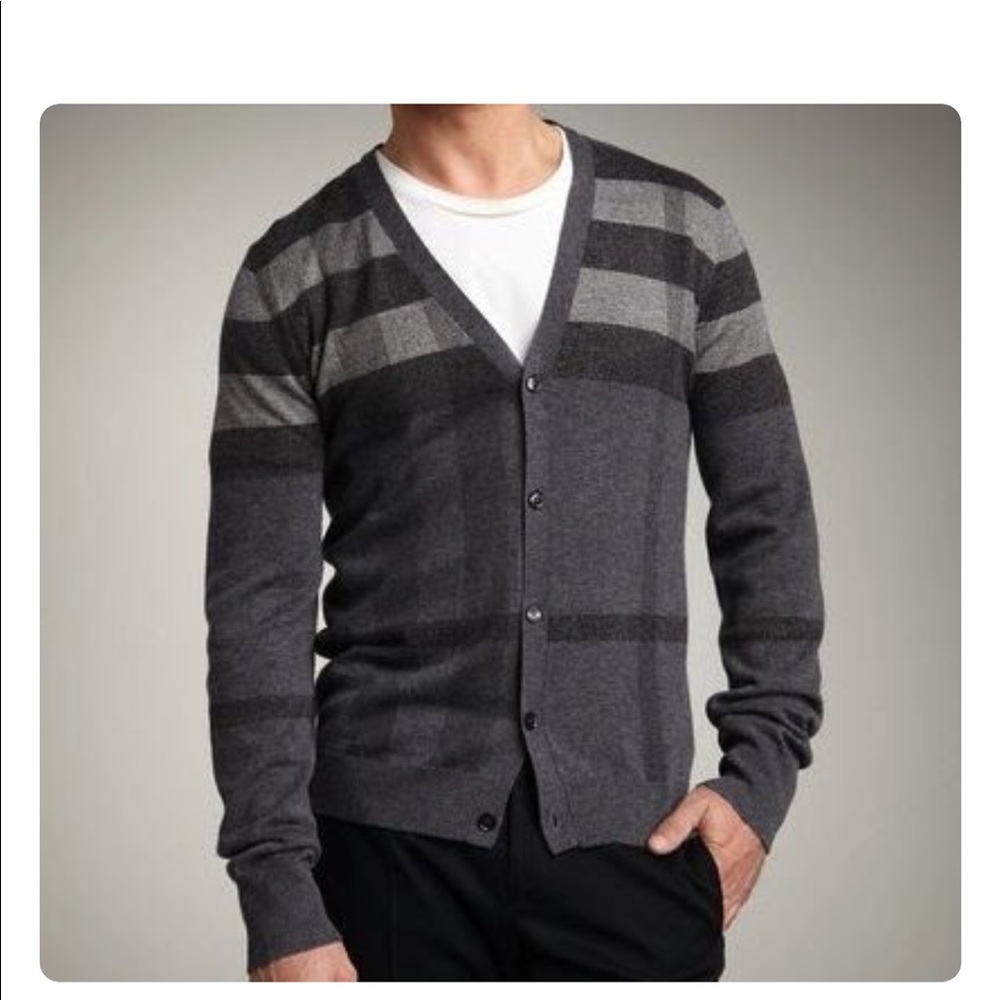 Burberry London Check Cardigan Sweater  Size XL